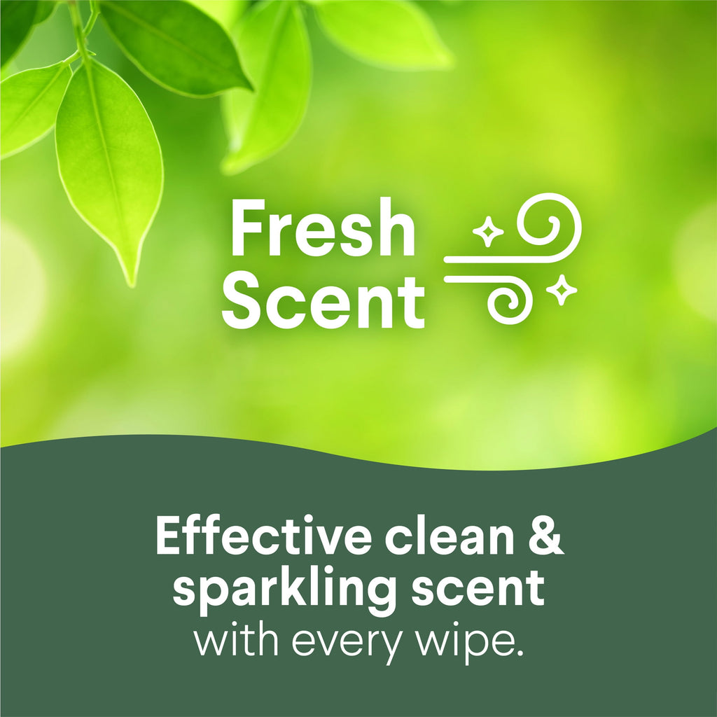 Disinfecting and Cleaning Wipes, Crisp Lemon and Fresh Scent, 75 Count Each, 3 Pack