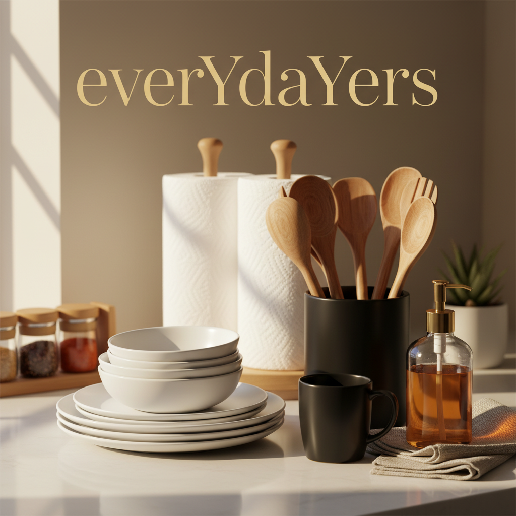 everYdaYers Logo with Paper Towels Background